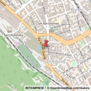 Mappa Via Achille Grandi, 15, 22100 Como, Como (Lombardia)