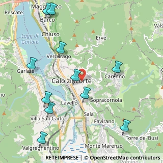 Mappa Via Poggi F., 23801 Calolziocorte LC, Italia (2.54091)