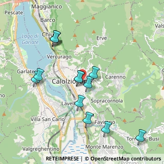 Mappa Via Poggi F., 23801 Calolziocorte LC, Italia (1.95308)