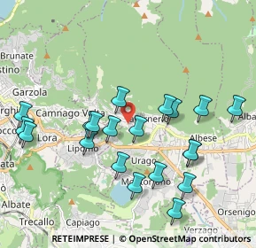 Mappa Via San Bartolomeo, 22038 Tavernerio CO, Italia (2.014)