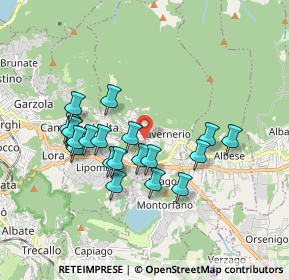 Mappa Via San Bartolomeo, 22038 Tavernerio CO, Italia (1.642)