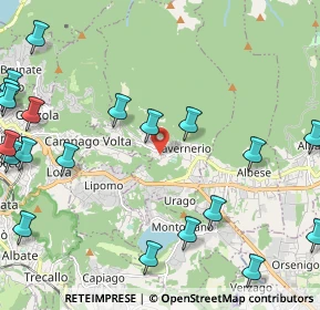 Mappa Via San Bartolomeo, 22038 Tavernerio CO, Italia (3.009)