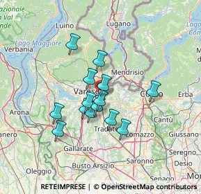 Mappa Via Minzoni Don Giovanni, 21046 Malnate VA, Italia (10.16)