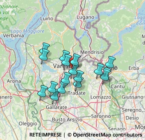 Mappa Via Minzoni Don Giovanni, 21046 Malnate VA, Italia (10.81294)