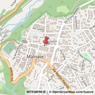 Mappa Via bruno giordano 3, 21046 Malnate, Varese (Lombardia)