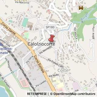 Mappa Via Don Carlo Rosa, 14A, 23801 Olginate, Lecco (Lombardia)
