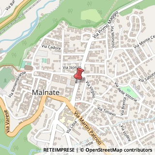 Mappa Via G. Marconi, 11, 21046 Malnate, Varese (Lombardia)