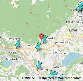 Mappa 50mt a destra dopo il tornante n.1 salendo verso l’Alpe del Viceré In collina a circa 2km dal paese, 22031 Albavilla CO, Italia (3.37083)