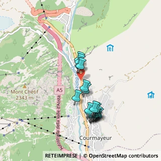 Mappa Via dei Bagni, 11013 Courmayeur AO, Italia (0.8515)