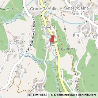 Mappa Localita' ruvere 31, 11020 Antey-Saint-André, Aosta (Valle d'Aosta)