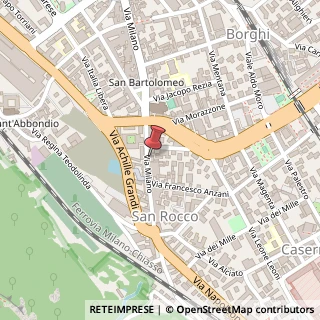 Mappa Via Milano, 219, 22100 Como, Como (Lombardia)