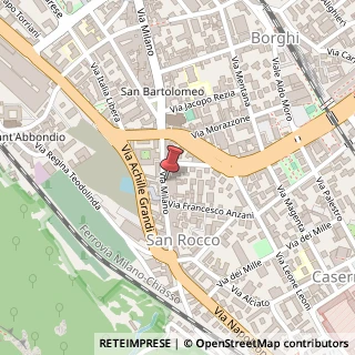 Mappa Via Milano, 225, 22100 Como, Como (Lombardia)