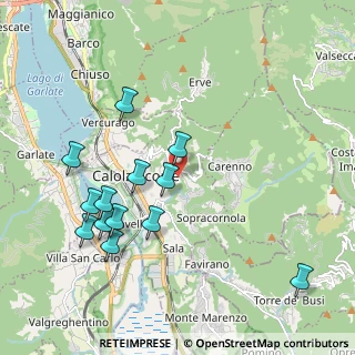 Mappa Via Brembo, 23801 Calolziocorte LC, Italia (2.09231)