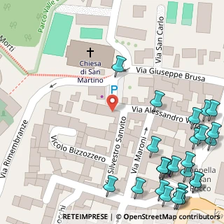 Mappa Via Luigia Sanvito, 21046 Malnate VA, Italia (0.09259)