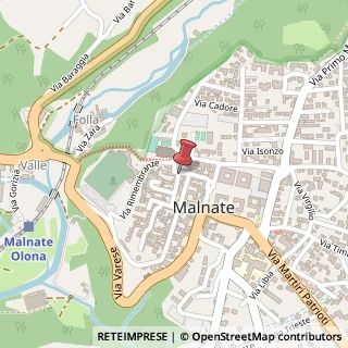 Mappa Via Luigia Sanvito, 10, 21046 Malnate, Varese (Lombardia)