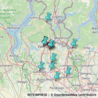 Mappa Via Luigia Sanvito, 21046 Malnate VA, Italia (10.62231)