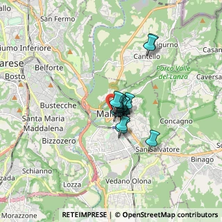 Mappa Via Luigia Sanvito, 21046 Malnate VA, Italia (0.80688)