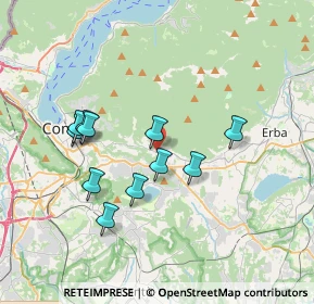 Mappa Via Primo Maggio, 22038 Tavernerio CO, Italia (3.23909)