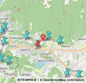 Mappa Via Primo Maggio, 22038 Tavernerio CO, Italia (2.90818)