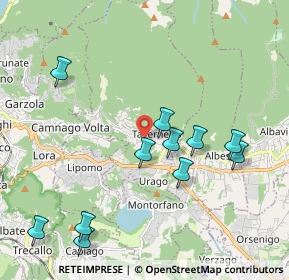 Mappa Via Primo Maggio, 22038 Tavernerio CO, Italia (2.12273)