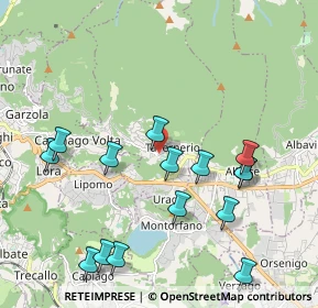 Mappa Via Primo Maggio, 22038 Tavernerio CO, Italia (2.21467)