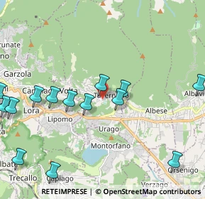 Mappa Via Primo Maggio, 22038 Tavernerio CO, Italia (2.52643)