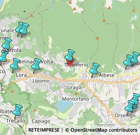 Mappa Via Primo Maggio, 22038 Tavernerio CO, Italia (3.13071)