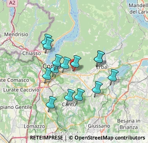 Mappa Via Primo Maggio, 22038 Tavernerio CO, Italia (5.81286)