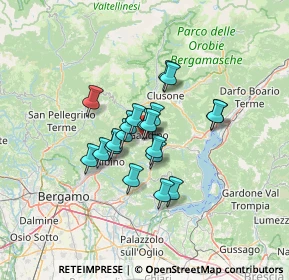 Mappa Via Locatelli, 24026 Leffe BG, Italia (8.898)