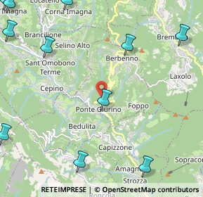 Mappa Via Fabio Filzi, 24030 Berbenno BG, Italia (3.32727)