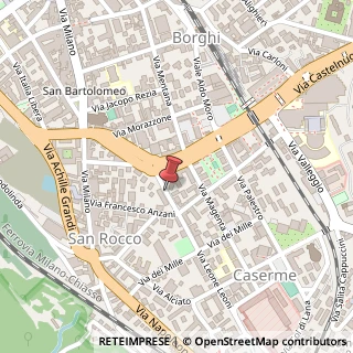 Mappa Via Leone Leoni, 10, 22100 Como, Como (Lombardia)