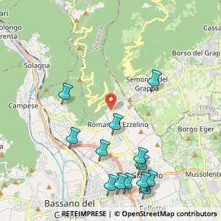 Mappa Via Conti, 36060 Romano D'ezzelino VI, Italia (2.64923)
