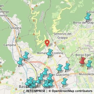 Mappa Via Conti, 36060 Romano D'ezzelino VI, Italia (3.4495)
