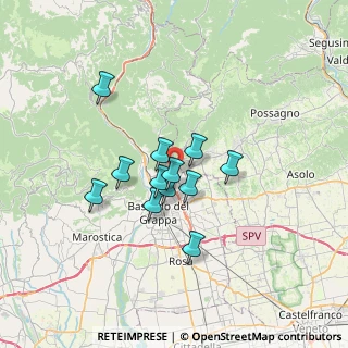 Mappa Via Conti, 36060 Romano D'ezzelino VI, Italia (4.97667)