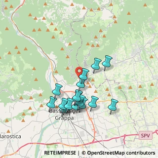 Mappa Via Conti, 36060 Romano D'ezzelino VI, Italia (3.37471)