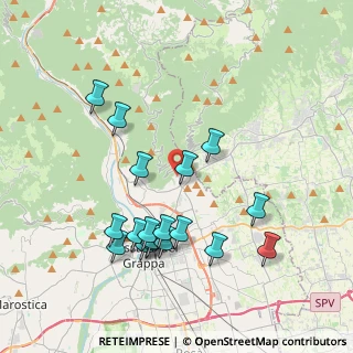 Mappa Via Conti, 36060 Romano D'ezzelino VI, Italia (3.92278)