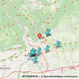 Mappa Via Conti, 36060 Romano D'ezzelino VI, Italia (3.67636)
