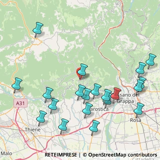 Mappa Via Luigi Cappellari, 36062 Conco VI, Italia (9.8955)