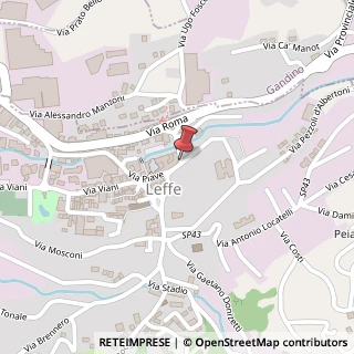 Mappa Via Dante Alighieri,  54, 24026 Leffe, Bergamo (Lombardia)