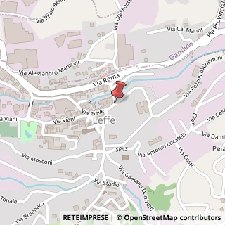 Mappa Via Dante Alighieri,  41, 24026 Leffe, Bergamo (Lombardia)