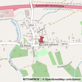 Mappa Via Conti Cuccagna Valvason,  7, 30025 Fossalta di Portogruaro, Venezia (Veneto)