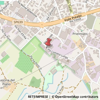 Mappa Via Comana Lunga, 18, 22036 Erba, Como (Lombardia)