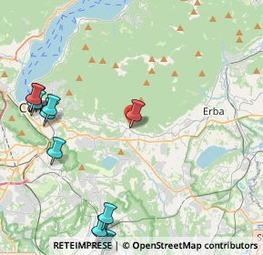 Mappa Via Sirtolo, 22038 Tavernerio CO, Italia (5.65417)