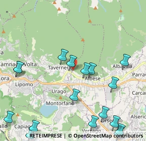 Mappa Via Sirtolo, 22038 Tavernerio CO, Italia (2.80529)