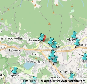 Mappa Via Sirtolo, 22038 Tavernerio CO, Italia (2.64615)