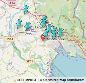 Mappa 34079 Staranzano GO, Italia (2.86364)