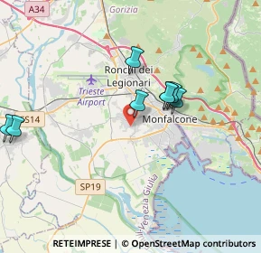 Mappa 34079 Staranzano GO, Italia (5.44077)