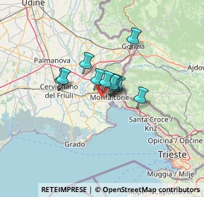 Mappa 34079 Staranzano GO, Italia (7.24091)