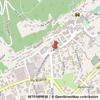 Mappa Via Volta, 40, 22031 Albavilla, Como (Lombardia)