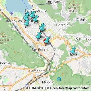 Mappa Via Francesco Anzani, 22100 Como CO, Italia (0.94909)